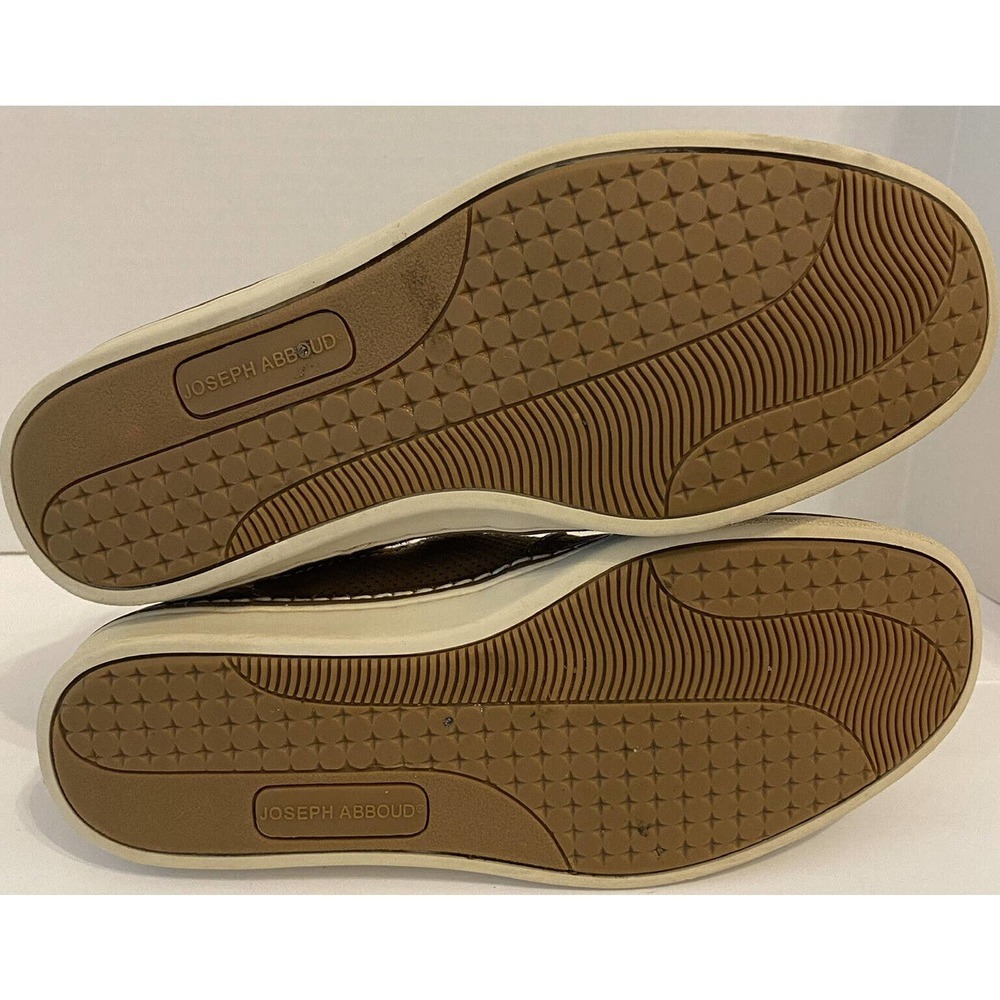 Joseph Abboud Mens Loafers Perforated Brown Suede Slip On Shoes - Picture 8 of 8